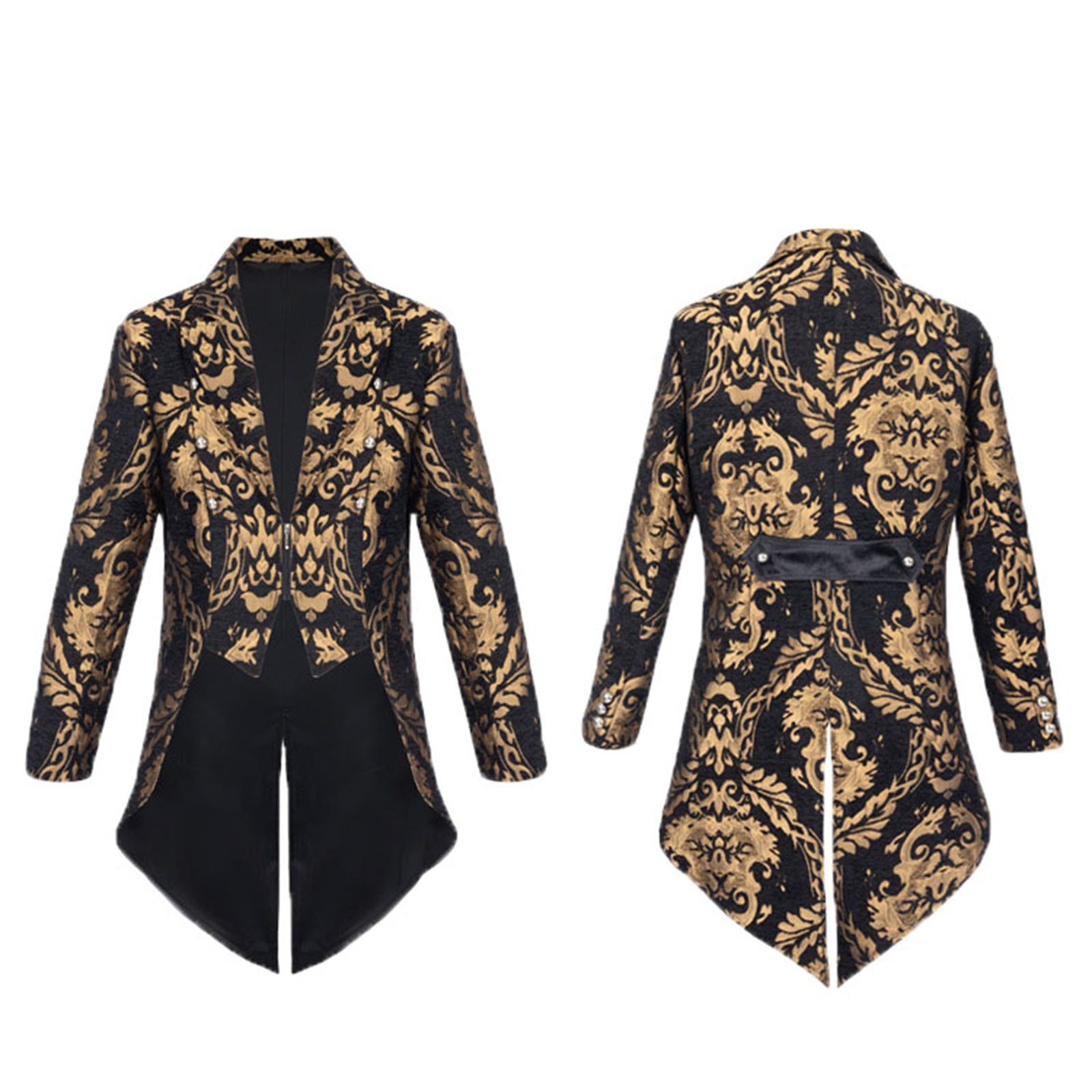Men'S Medieval Formal Wear - Chaqueta de Hombre Estilo Medieval, Steampunk,