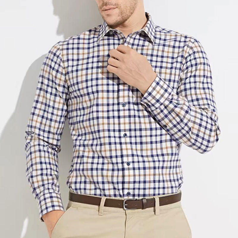 Men Formal Wear Shirts - Camisa de manga larga para hombre,