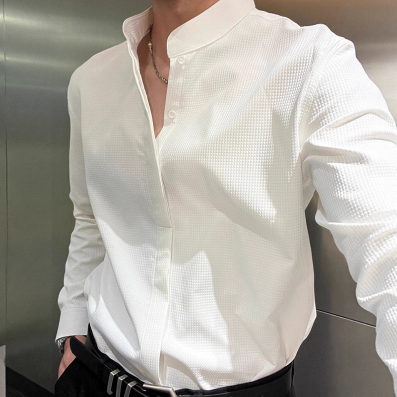 Formal Wear For Men Xxl - Camisa Nueva de Estilo Maduro para