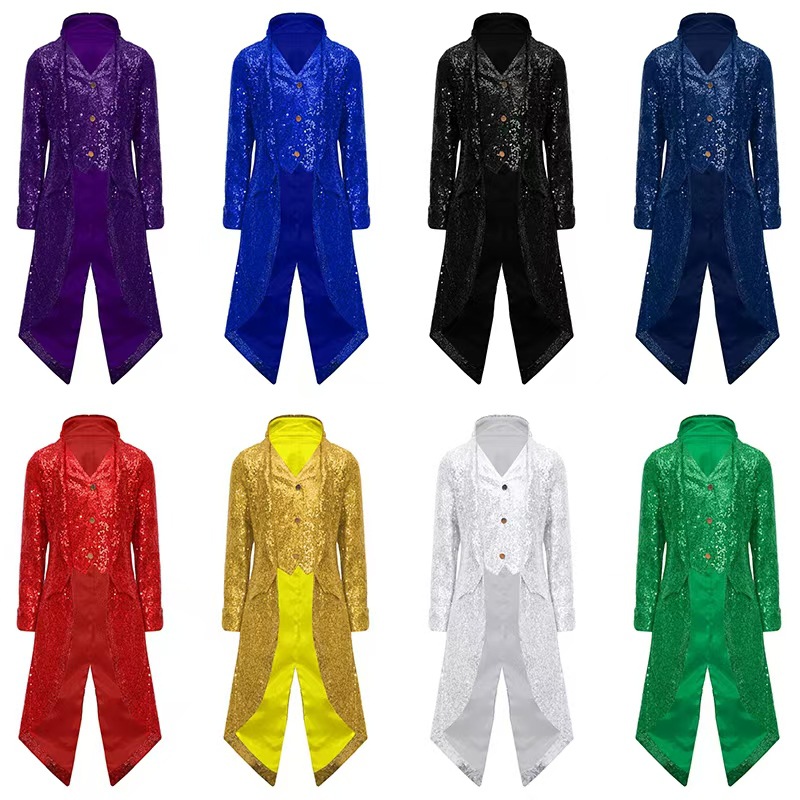 Men'S Medieval Formal Wear - 2025 PRIMAVERA/otoño nuevo abrigo Medieval Retro