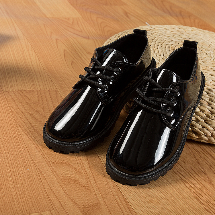 Patent Leather Oxford - Zapatos de Vestir de Charol para