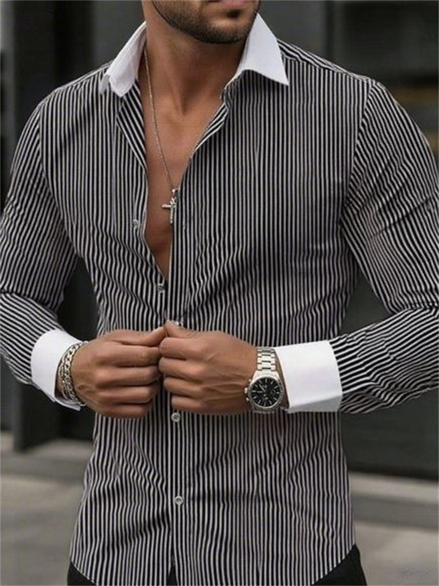 Camisa formal de manga larga c - Men Formal Wear Shop reseña y precio