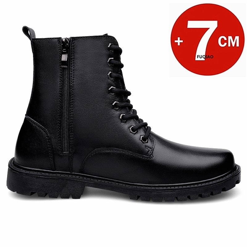 Botas con elevador de cuero ge - Mens Formal reseña y precio