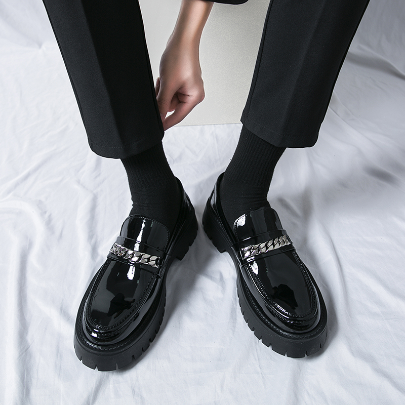 STRONGSHEN, zapatos informales - Patent Leather Oxford reseña y precio