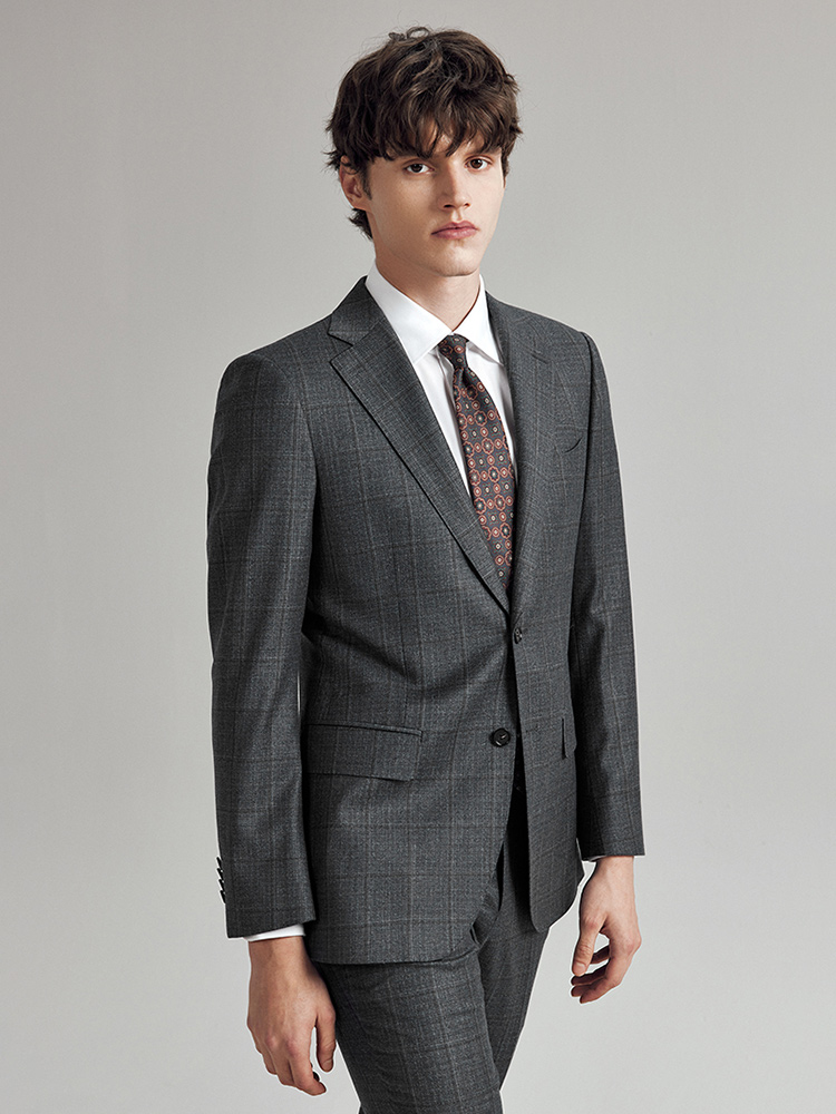 Trajes de lana 100% para hombr - Men Formal Wear With Blazer reseña y precio