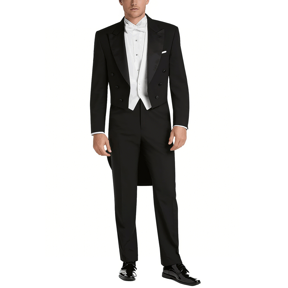 Conjunto de traje de satén con - Men Formal Wear With Blazer reseña y precio