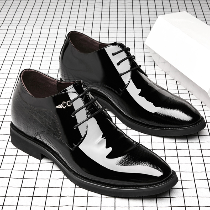 Zapatos de vestir de charol pa - Men Formal Wear Set reseña y precio