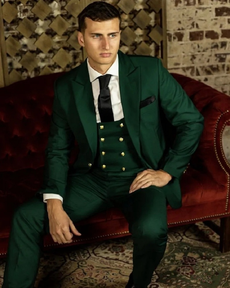Trajes Clásicos Verdes para Ho - Men Formal Wear Shop reseña y precio