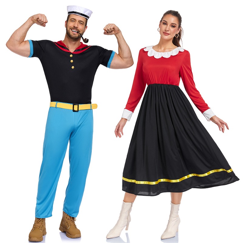 Disfraz de Popeye para Mujer y - Men Formal Wear Set reseña y precio