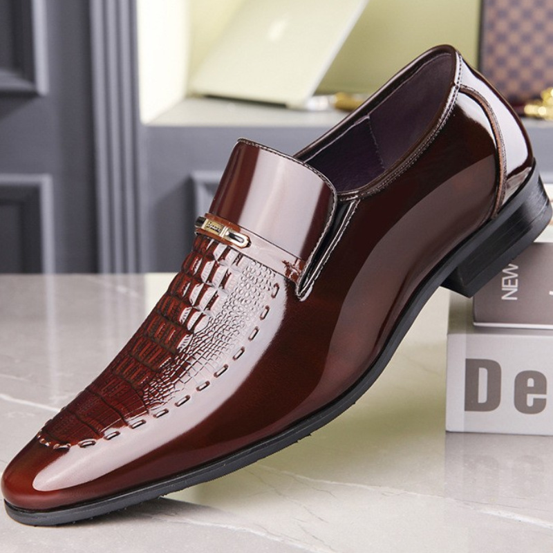 Zapatos De cuero para Hombre,  - Patent Leather Oxford reseña y precio
