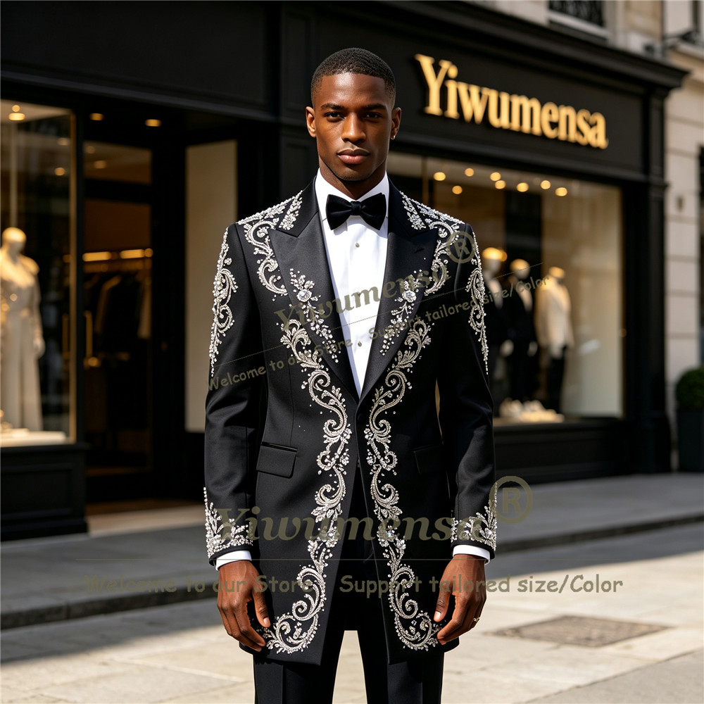 Traje de Hombre Hecho a Mano c - Men Formal Wear With Blazer reseña y precio