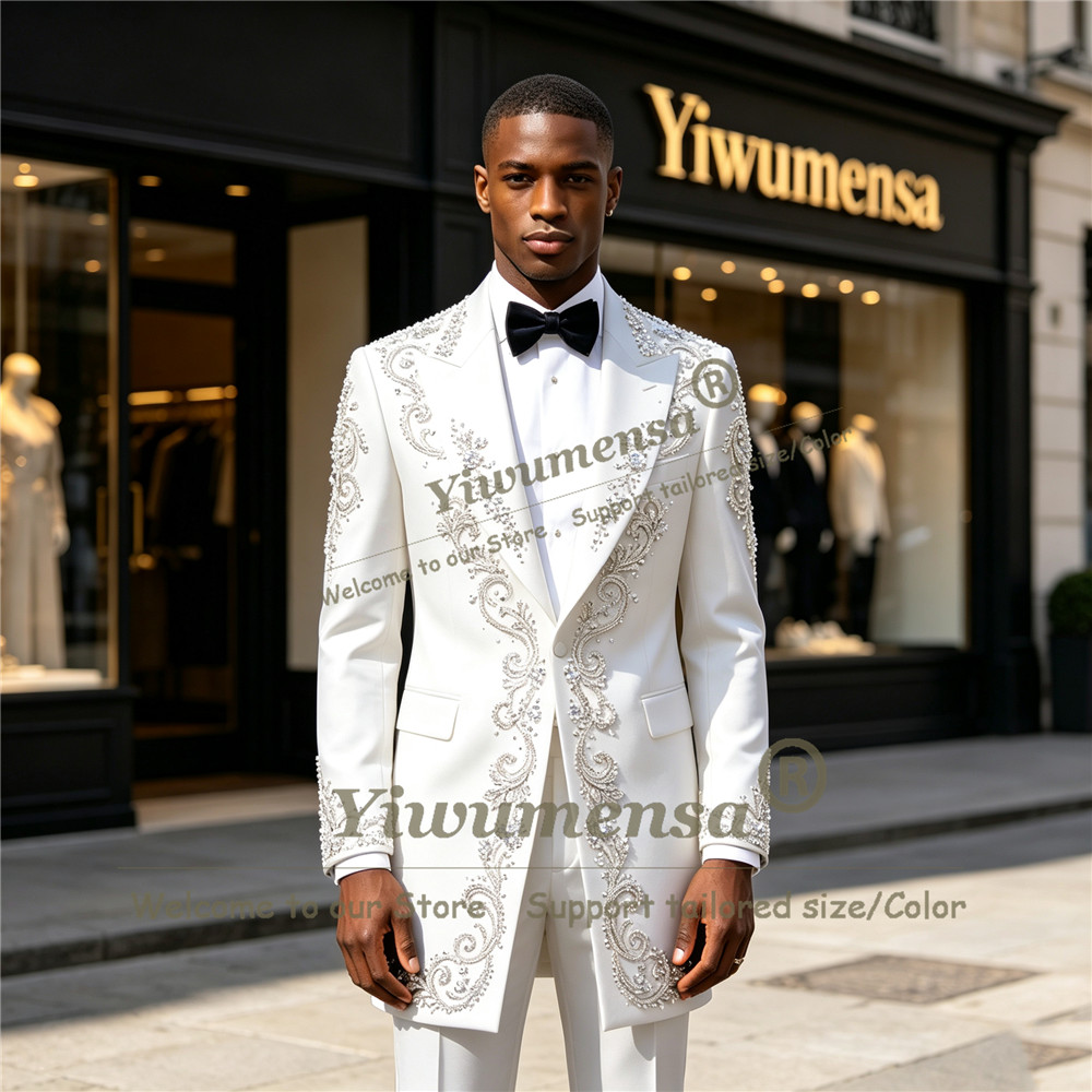 Traje de Hombre Hecho a Mano c - Men Formal Wear With Blazer reseña y precio