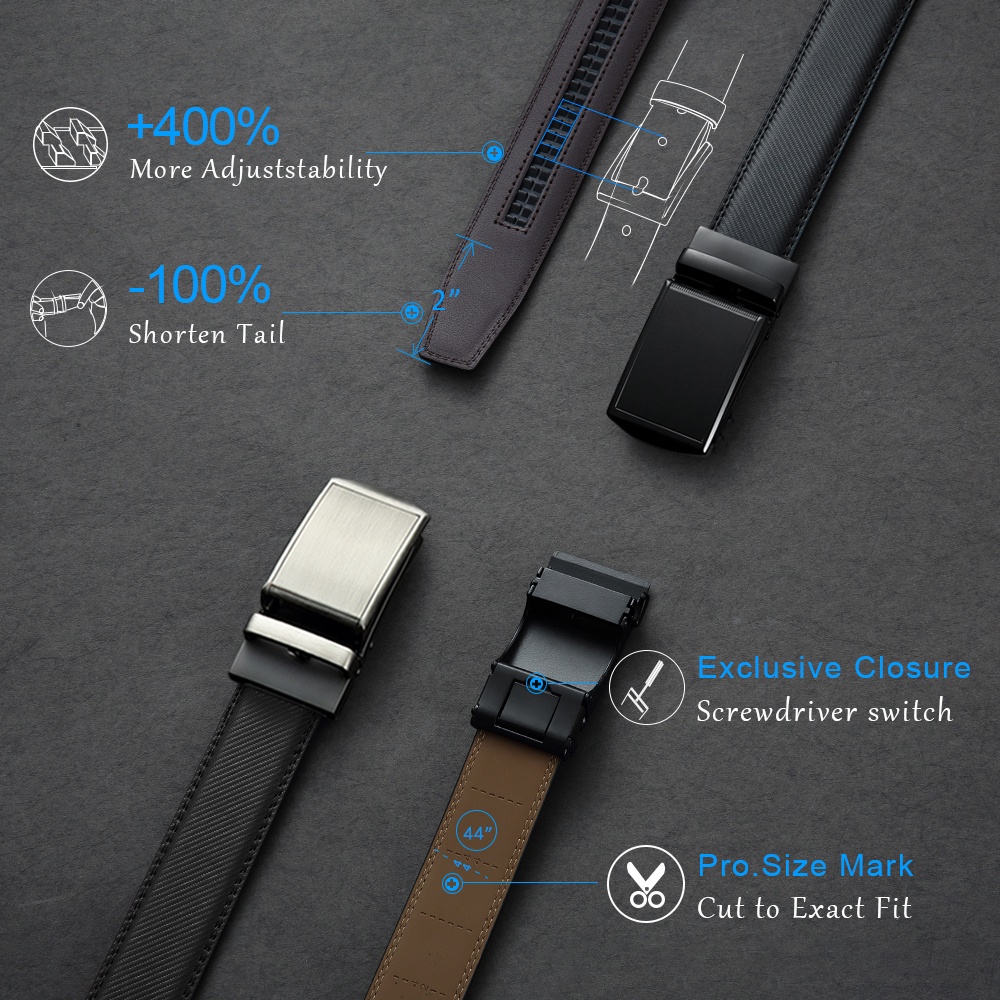DOOPAI, cinturón de cuero para - Men Formal Wear Brands reseña y precio