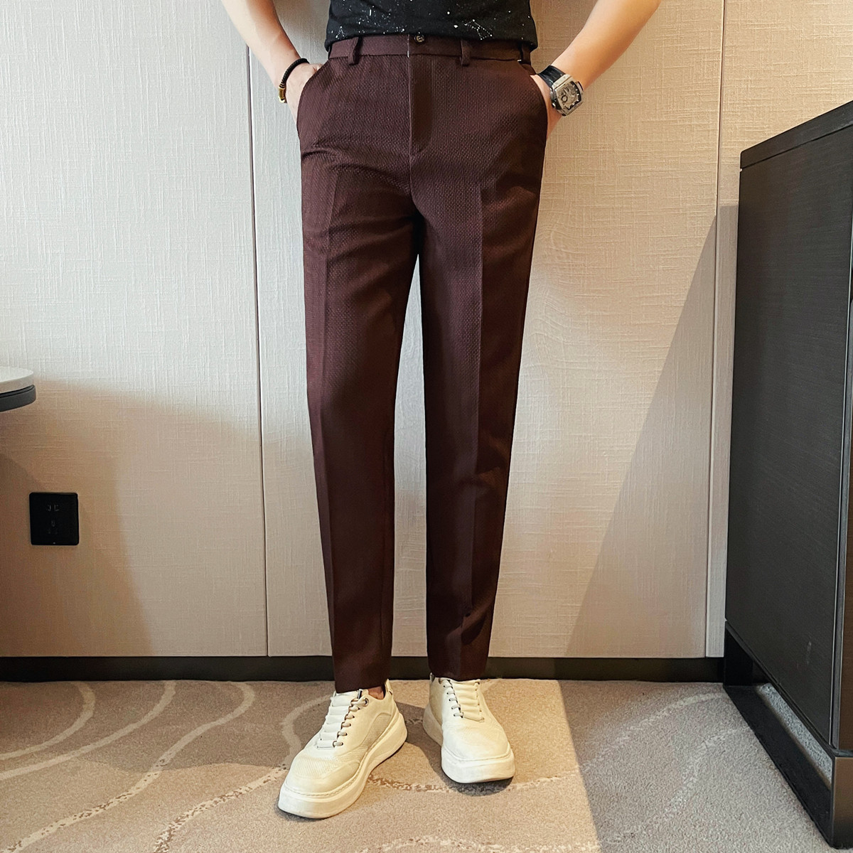 2025 Primavera Verano nuevos p - Men Formal Wear Set reseña y precio