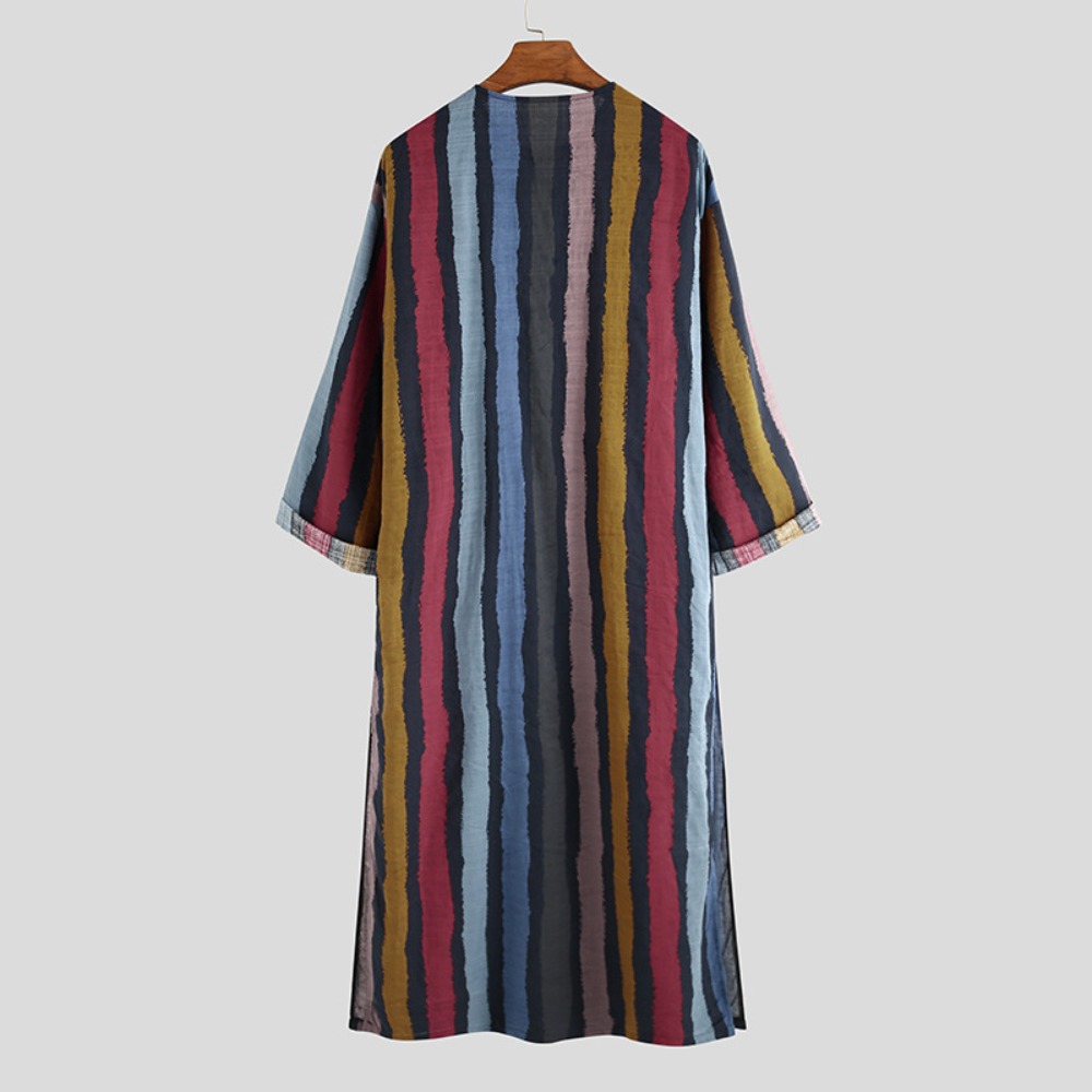 Túnica Musulmana de Algodón co - Men Formal Wear Shirts reseña y precio