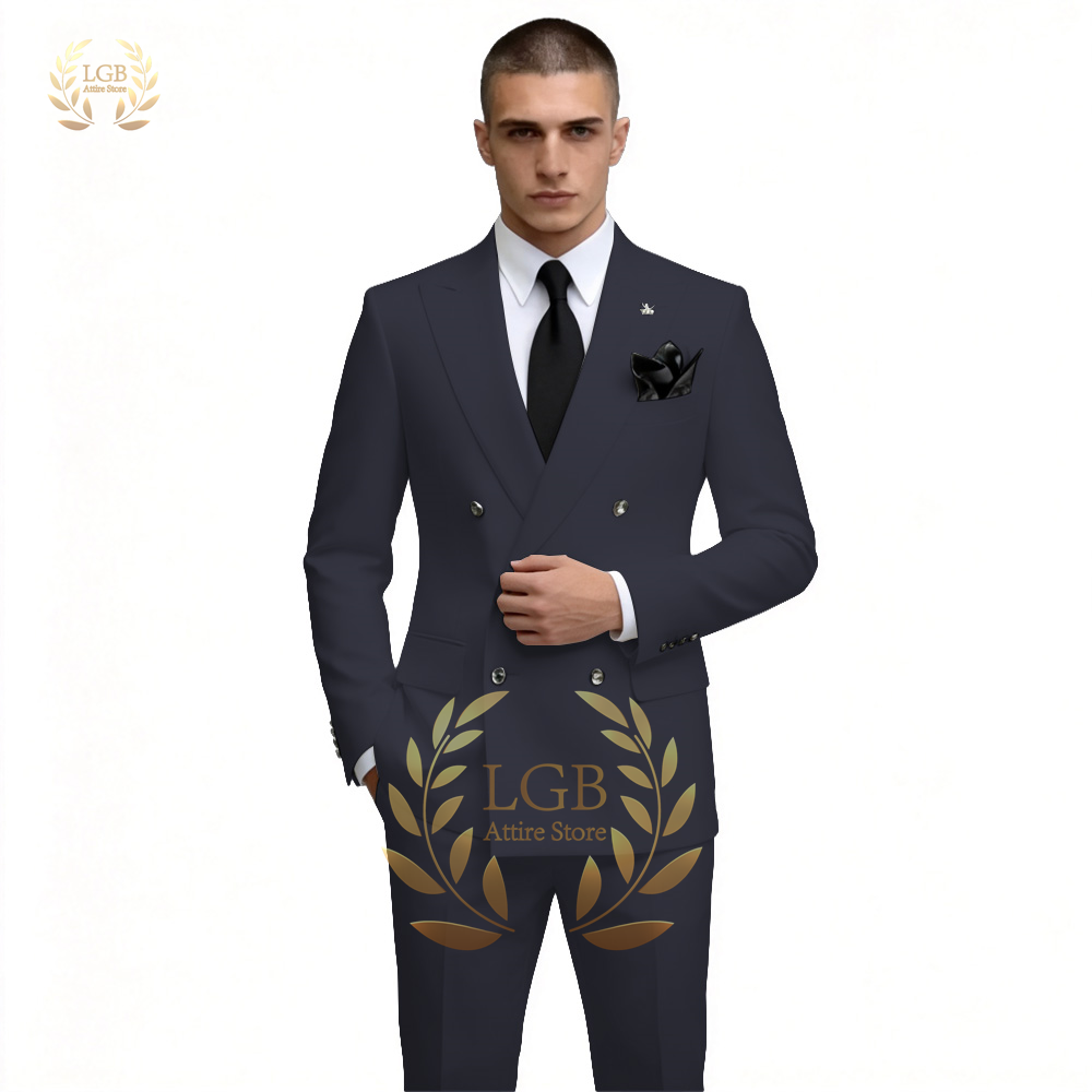 Traje de hombre blanco de dobl - Men Formal Wear With Blazer reseña y precio