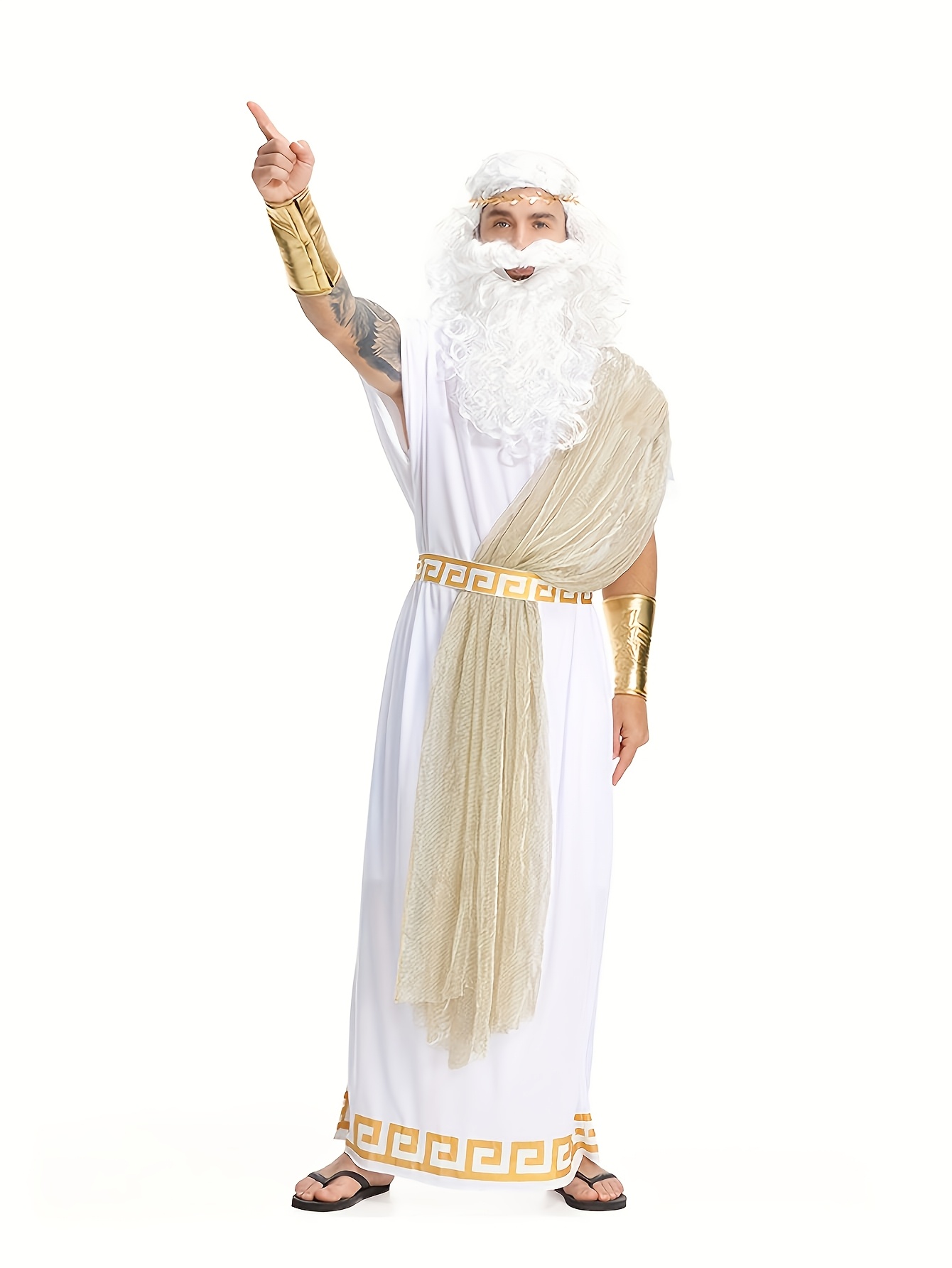 Disfraz de Zeus, Dios Griego,  - Mens Formal reseña y precio