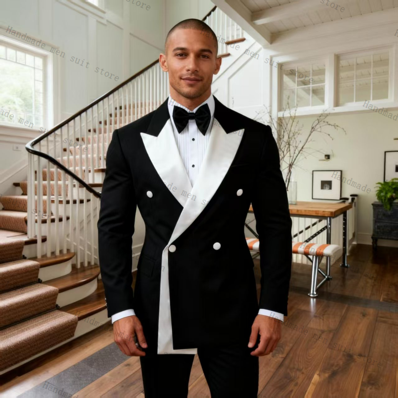 Trajes de otoño para hombre, c - Men Formal Wear Wedding Guest reseña y precio