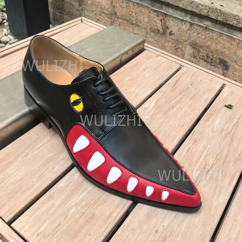 Mocasines de cuero negro con e - Patent Leather Oxford reseña y precio