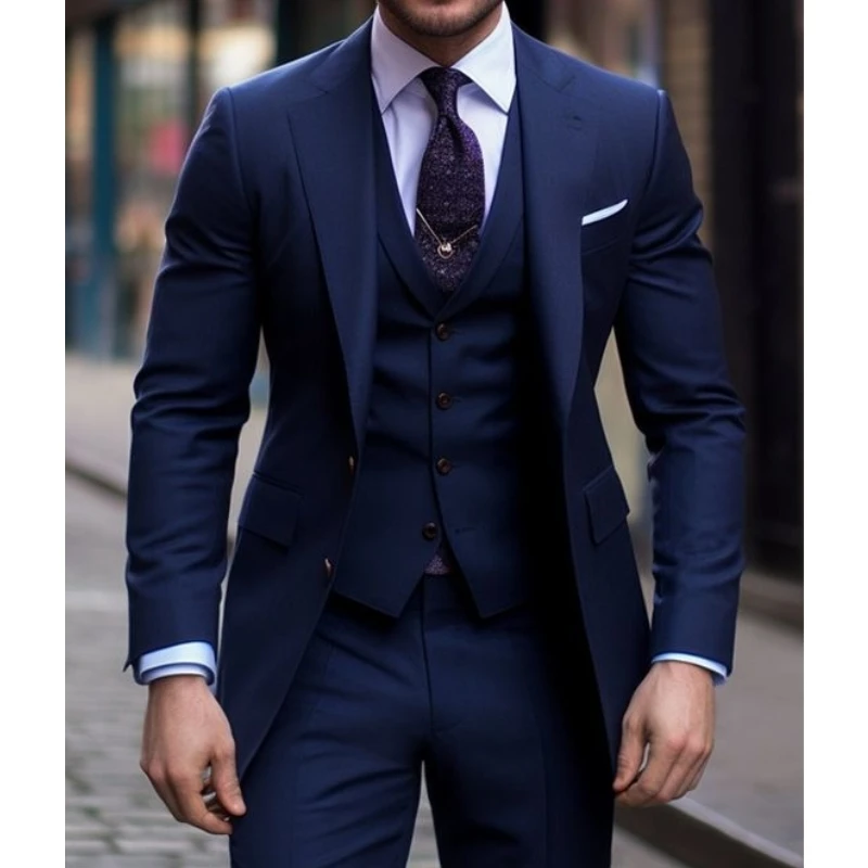 Trajes informales De 3 piezas  - Men Formal Wear With Blazer reseña y precio