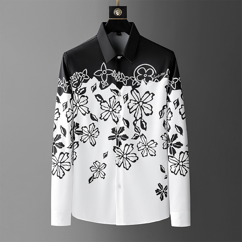 Camisa de manga larga con esta - Men Formal Wear Shirts reseña y precio