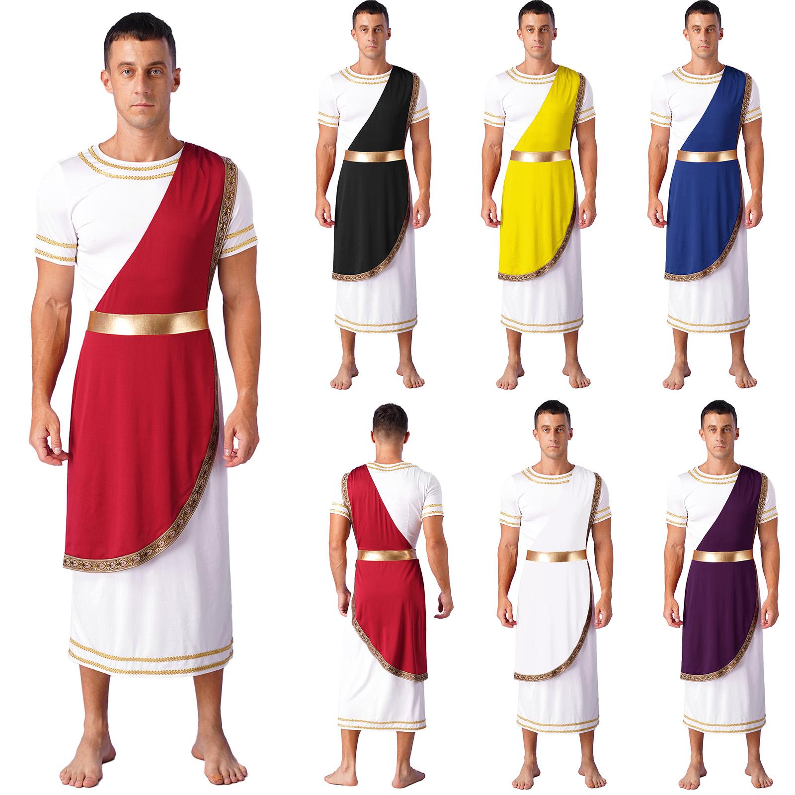 Disfraz de Toga romana griega  - Men Formal Wear Set reseña y precio