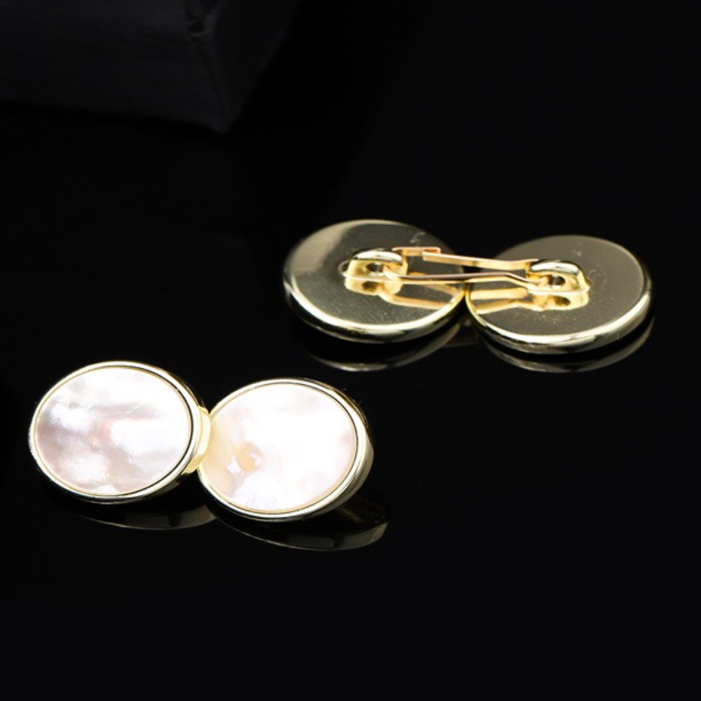 Gemelos de concha Natural de a - High End Men'S Formal Wear reseña y precio